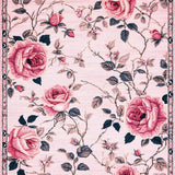 Ultra Soft Area Rug, Non Slip, Stain Resistant, Washable Area Rugs for Living Room, Bedroom, Trendy Pink Blossom Decorative Mat(Pink)
