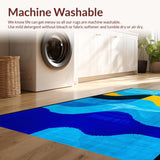 Contemporary Artistic Geometric Motif(Blue)
