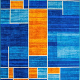 Vivid Geometric Color Fusion(Blue)