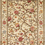 Grand Floral Tapestry Area for Refined Interior Design(Beige)