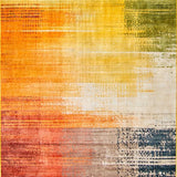 Colorful Retro Sunbeam Style(Yellow)