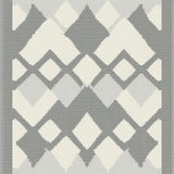 Contemporary Grey Diamond Mosaic(Gray)