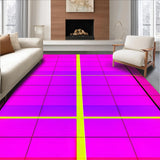 Ultra Soft Area Rug, Non Slip, Stain Resistant, Washable Area Rugs for Living Room, Bedroom, Radiant Playful Color Splash(Pink)