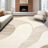 Ultra Soft Area Rug, Non Slip, Stain Resistant, Washable Area Rugs for Living Room, Bedroom, Ultra Durable Machine Contemporary Area(Beige)