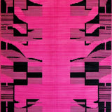 Ultra Soft Area Rug, Non Slip, Stain Resistant, Washable Area Rugs for Living Room, Bedroom, Vibrant Animal Motif Chic(Pink)
