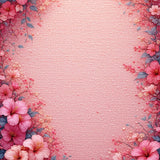Ultra Soft Area Rug, Non Slip, Stain Resistant, Washable Area Rugs for Living Room, Bedroom, Elegant Pink Floral Bathroom Non-Slip Rug Set(Pink)