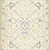 Contemporary Vibrant Diamond Shapes(Beige)