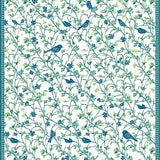 Whimsical Pastel Bird Silhouette Design(White)