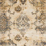 Elegant Indigo Tiled(Beige)