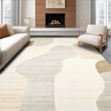Modern Abstract Area in Warm Cream Tones(Beige)