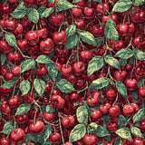 Ultra Soft Area Rug, Non Slip, Stain Resistant, Washable Area Rugs for Living Room, Bedroom, Fruit Bow Rug with Cherry Illustrations and Pink Ribbon Elements(Red)