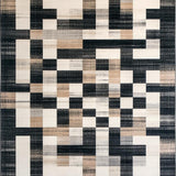 Rustic Black Geometric Elegance(Black)