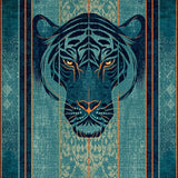 Elegant Low Pile Textured Style(Blue)