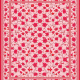 Ultra Soft Area Rug, Non Slip, Stain Resistant, Washable Area Rugs for Living Room, Bedroom, Rustic Floral Watercolor Impression(Pink)