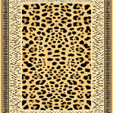 Ultra Soft Area Rug, Non Slip, Stain Resistant, Washable Area Rugs for Living Room, Bedroom, Minimalist Earthy Animal Style(Beige)