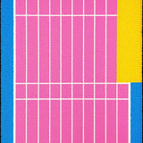 Ultra Soft Area Rug, Non Slip, Stain Resistant, Washable Area Rugs for Living Room, Bedroom, Playful Pastel Hopscotch Aesthetic(Pink)