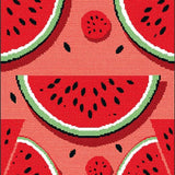 Vibrant Summer Splash Motif(Red)