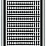 Contemporary Black and White Checkerboard(Black)
