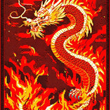 Intense Colorful Fantasy Artwork(Red)