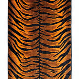 Ultra Soft Area Rug, Non Slip, Stain Resistant, Washable Area Rugs for Living Room, Bedroom, Chic Rustic Tiger Motif Elegance(Black)