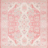 Ultra Soft Area Rug, Non Slip, Stain Resistant, Washable Area Rugs for Living Room, Bedroom, Modern Luxe Dusty Pink Visuals(Pink)