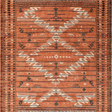 Ultra Soft Area Rug, Non Slip, Stain Resistant, Washable Area Rugs for Living Room, Bedroom, Luxurious Earthy Solid Texture(Red)
