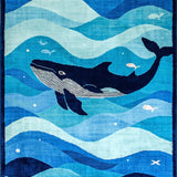 Ultra Soft Area Rug, Non Slip, Stain Resistant, Washable Area Rugs for Living Room, Bedroom, Vibrant Sea Creature Pattern(Blue)