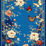 Charming Butterfly and Blossom Theme(Blue)