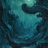 Ultra Soft Area Rug, Non Slip, Stain Resistant, Washable Area Rugs for Living Room, Bedroom, Tentacle Twist Nautical Carpet Aquatic Theme Washable Bath Mat Non-Slip(Blue)