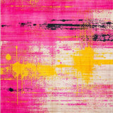 Artistic Distressed Symmetrical Design(Pink)