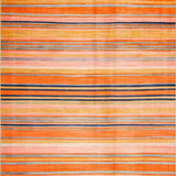 Ultra Soft Area Rug, Non Slip, Stain Resistant, Washable Area Rugs for Living Room, Bedroom, Vintage Abstract Patterned Delight(Orange)