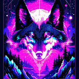 Ultra Soft Area Rug, Non Slip, Stain Resistant, Washable Area Rugs for Living Room, Bedroom, Vibrant Mystic Animal Pattern(Purple)