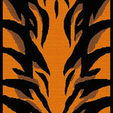Ultra Soft Area Rug, Non Slip, Stain Resistant, Washable Area Rugs for Living Room, Bedroom, Luxe Earthy Animal Print Aesthetic(Orange)