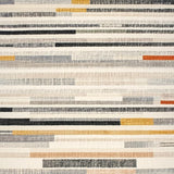 Ultra Soft Area Rug, Non Slip, Stain Resistant, Washable Area Rugs for Living Room, Bedroom, Monochrome Stripe Woven Rug, Modern Patio Carpet Door Mat Decor(Gray)