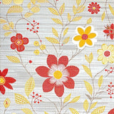 Ultra Soft Area Rug, Non Slip, Stain Resistant, Washable Area Rugs for Living Room, Bedroom, Whimsical Botanical Color Burst(Yellow)