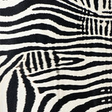 Ultra Soft Area Rug, Non Slip, Stain Resistant, Washable Area Rugs for Living Room, Bedroom, Black and White Cowhide Living Room Animal Mat(Black)
