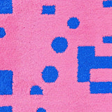 Ultra Soft Area Rug, Non Slip, Stain Resistant, Washable Area Rugs for Living Room, Bedroom, Radiant Soft-Hued Interactive Pattern(Pink)