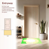 Contemporary Playful Circular Motif(Green)