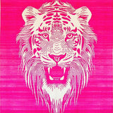 Ultra Soft Area Rug, Non Slip, Stain Resistant, Washable Area Rugs for Living Room, Bedroom, Trendy Safari Style Home Accessory(Pink)