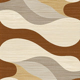 Ultra Soft Area Rug, Non Slip, Stain Resistant, Washable Area Rugs for Living Room, Bedroom, Vibrant Abstract Swirling Lines(Beige)