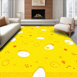 Ultra Soft Area Rug, Non Slip, Stain Resistant, Washable Area Rugs for Living Room, Bedroom, Luxurious Shaggy Rustic Feel(Yellow)