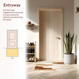 Beige Serenity Area Earthy Brown Accent Easy Care(Beige)