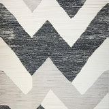 Ultra Soft Area Rug, Non Slip, Stain Resistant, Washable Area Rugs for Living Room, Bedroom, Sleek Abstract Gray Tones Design(Black)