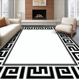 Distinctive Modern Geometric Contrast(Black)