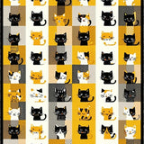Ultra Soft Area Rug, Non Slip, Stain Resistant, Washable Area Rugs for Living Room, Bedroom, Lighthearted Cartoonish Animal Theme(Black)
