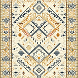 Stylish Minimalist Hexagonal Shapes(Beige)