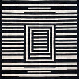 Ultra Soft Area Rug, Non Slip, Stain Resistant, Washable Area Rugs for Living Room, Bedroom, Elegant Modernist Animal Print Design(Black)
