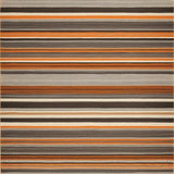 Ultra Soft Area Rug, Non Slip, Stain Resistant, Washable Area Rugs for Living Room, Bedroom, Contemporary Warm Toned Weave(Orange)