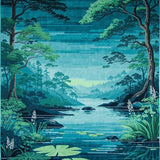 Charming Child Friendly Water Scene(Blue)
