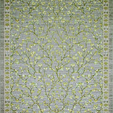 Ultra Soft Area Rug, Non Slip, Stain Resistant, Washable Area Rugs for Living Room, Bedroom, Vibrant Rustic Green Overtones(Gray)